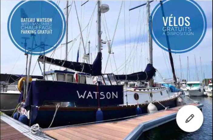 Bateau Watson Accueillant & Chaleureux Hotell Ouistreham Exteriör bild